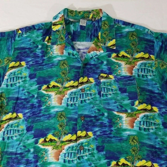 Pineapple Connection Blue Island Palm Trees Beach - Picture 2 of 4